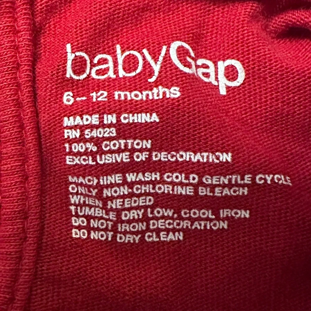 Baby Gap 3 Piece Outfit Set 9-12M Heart Leggings & Bodysuits